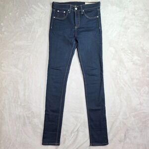 Rag & Bone Jeans Womens 27 Blue Soft Harrow‎ 10 Inch Skinny Made In USA Denim